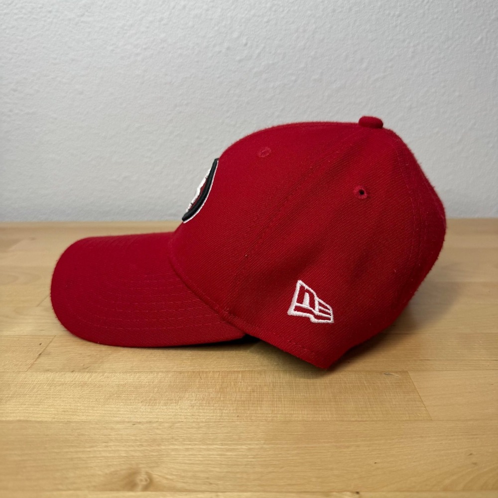 San Francisco 49ers New Era 39THIRTY Men's S/M Red Fitted Stretch Hat NFL - Picture 2 of 9